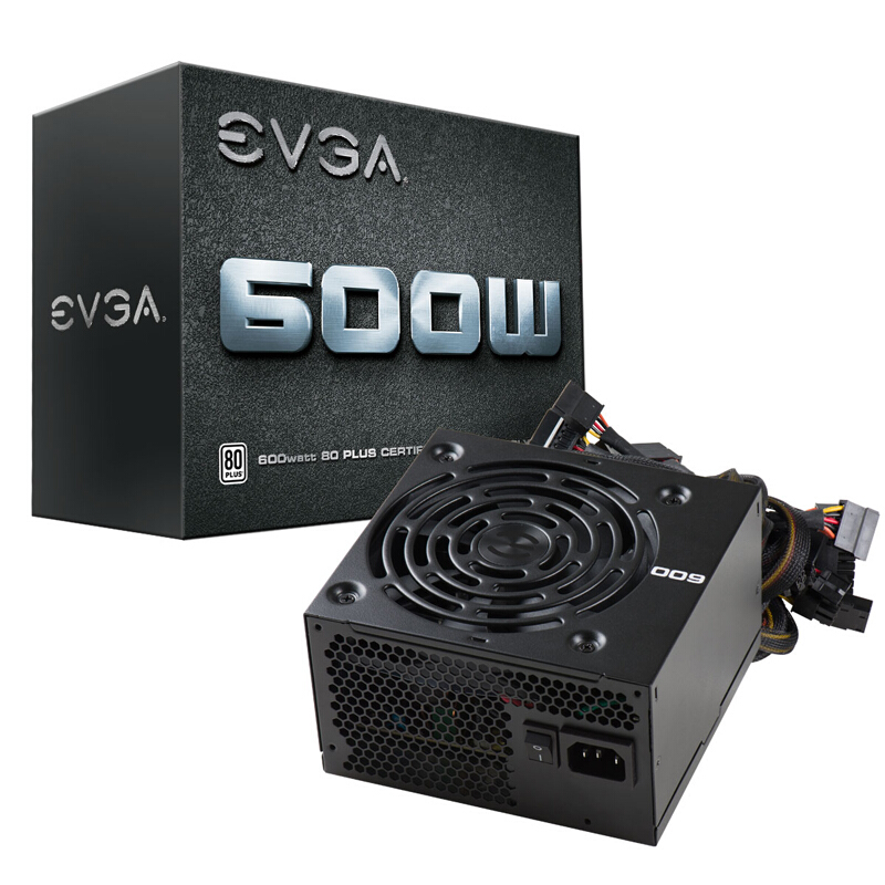 Блок питания для настольного компьютера Evga 600w2, номинальный блок питания для настольного компьютера 600 Вт