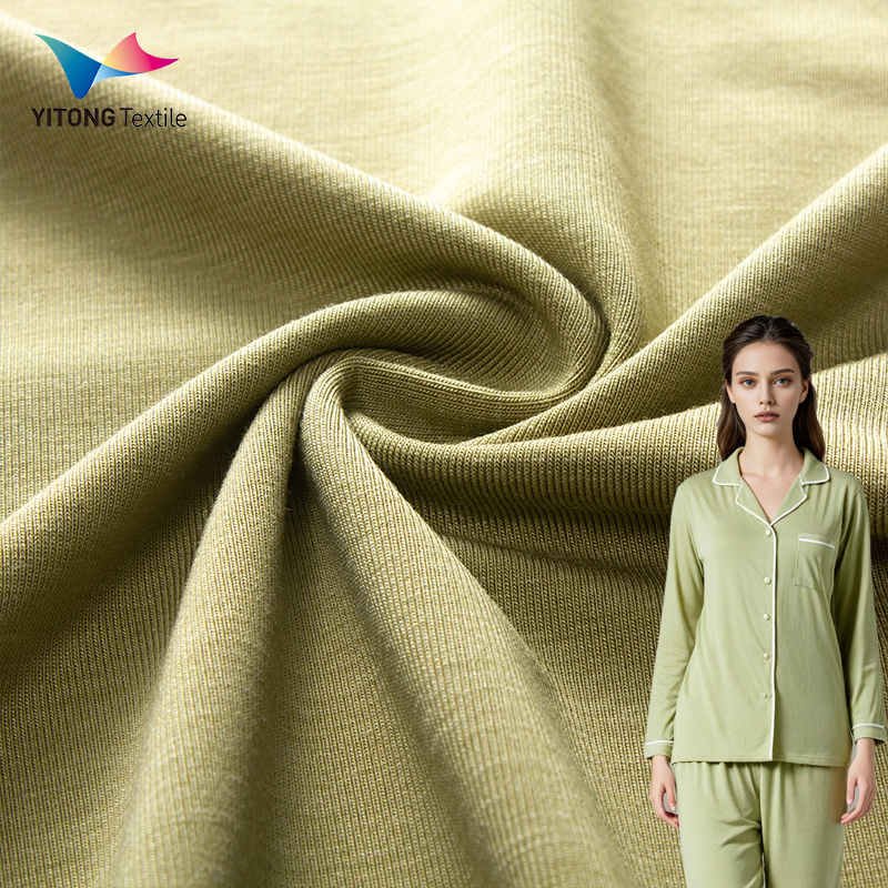 High Quality 190 gsm Tencel Modal Fabric 36% Modal 28% Diacetate 28% Tencel 8% Spandex Fabric for Pajamas