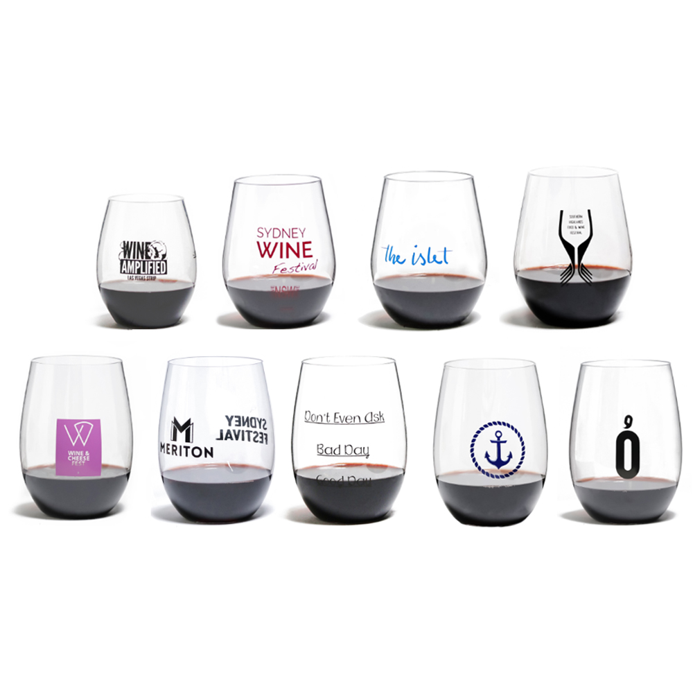 100% Tritan Factory Wholesale Custom Plastic Unbreakable Wine Glass