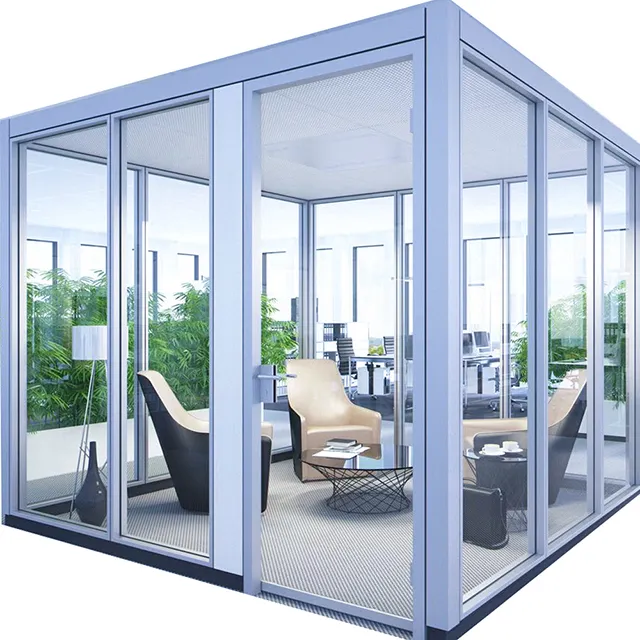 High quality good price modular glass partition wall for office