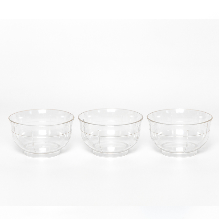 clear pc plastic polycarbonate tea light candle containers