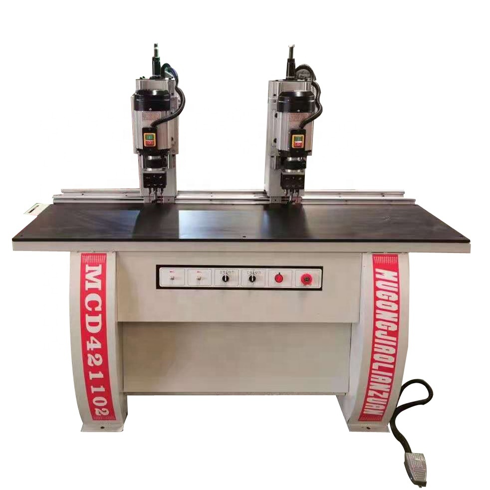 small cnc drilling machine pcb double headed hinge boring drilling machine vertical and horizontal
