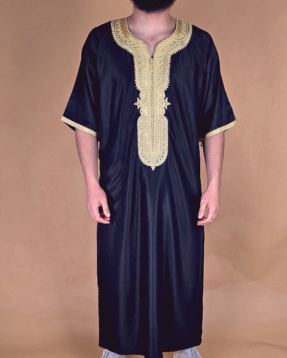 J-88 High Quality men thobe satin muslim robe thobe men muslim morroco for men thobe