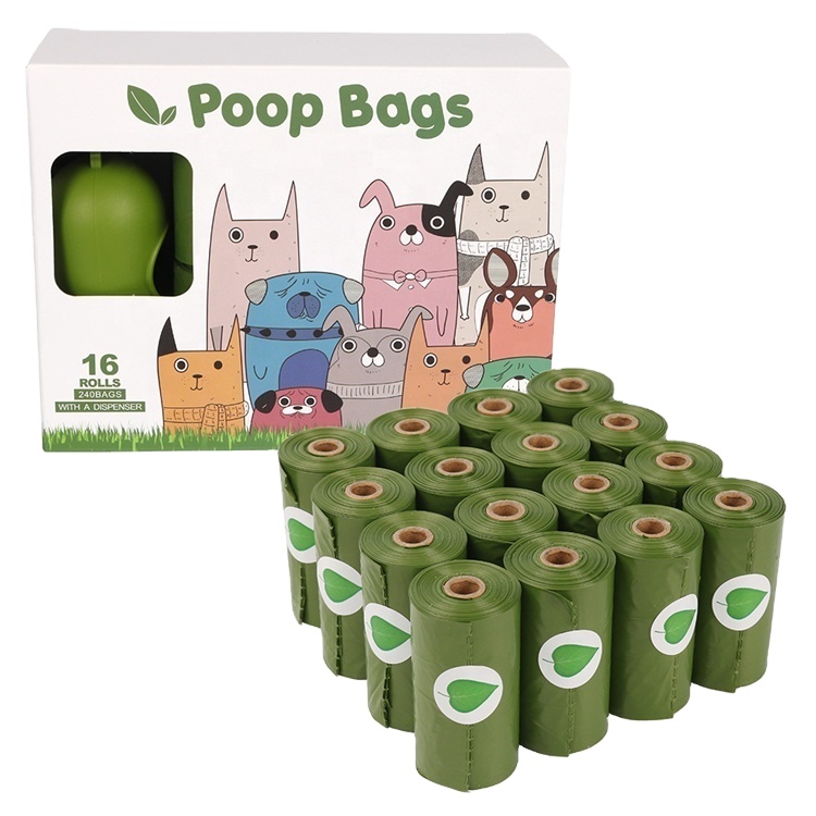 Customized compostable dog poop bags biodegradable dog bags poop