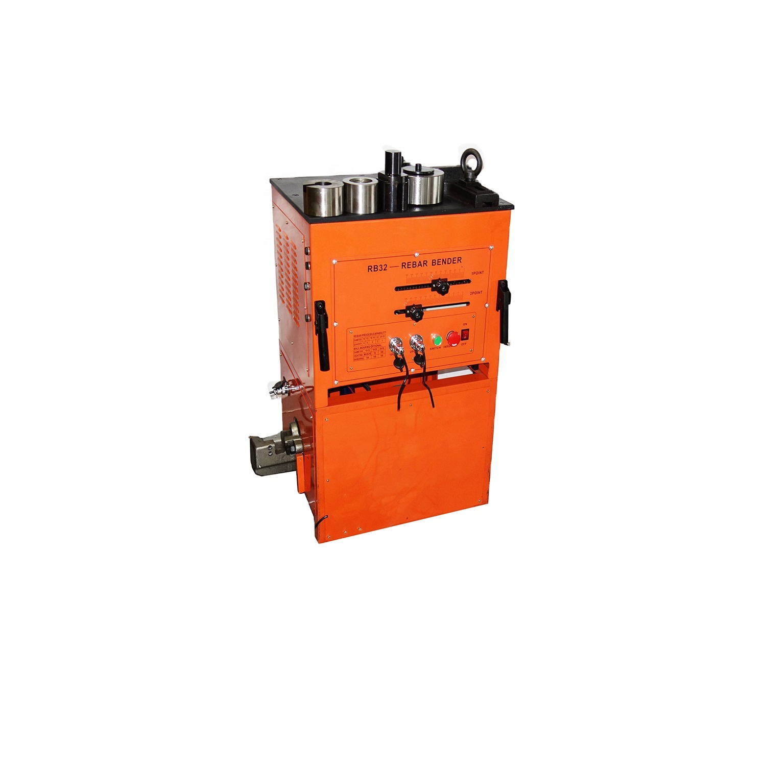 pedal combination rebar bender and cutter units