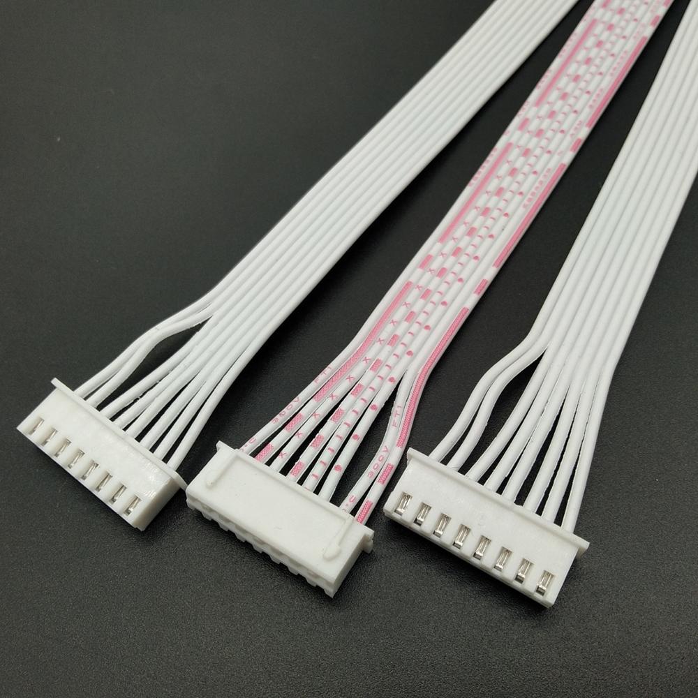 Индивидуальный заказ A2501 JST XH 8pin мужчинами plug двигатели для автомобиля полный провода плоский кабель жгут проводов