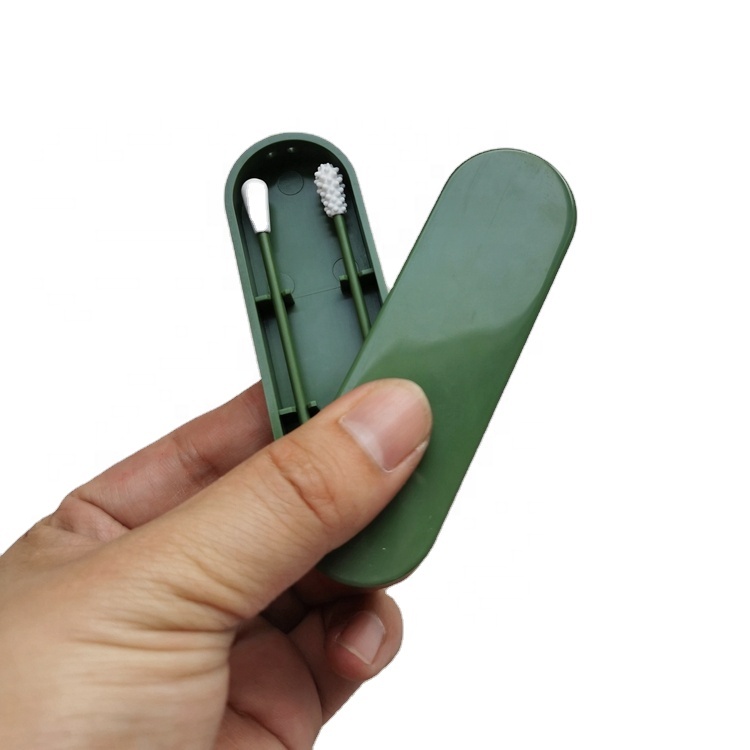 OKSILICONE многоразовые силиконовые ватные тампоны, портативные силиконовые тампоны для очистки ушей, макияжа, Лидер продаж, силиконовые тампоны для ушей для красоты