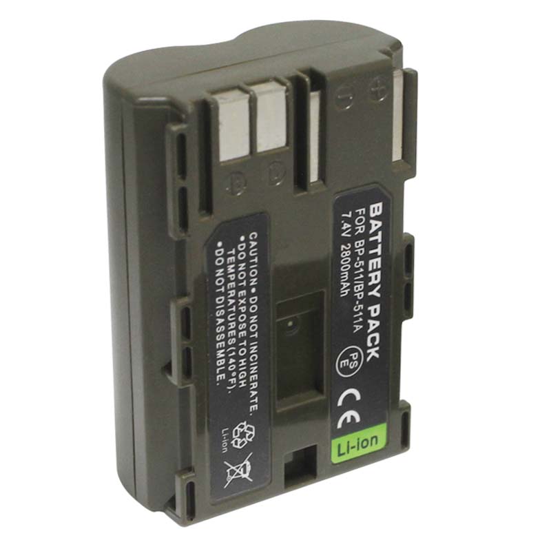 Цифровая камера батарея BP-511A для Canon EOS 5D 50D 20D 30D 10D