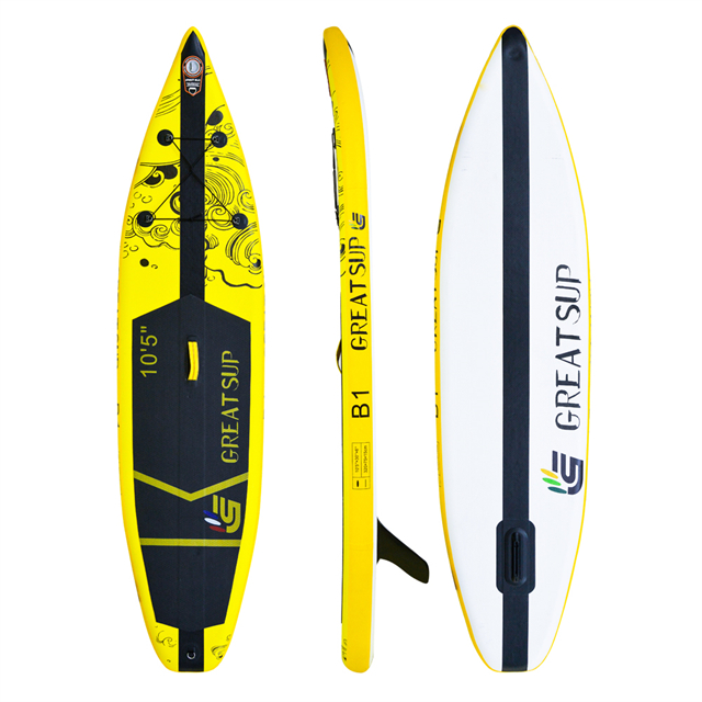 inflatable surfboard WITH NON SLIP EVA PADDLE BOARD