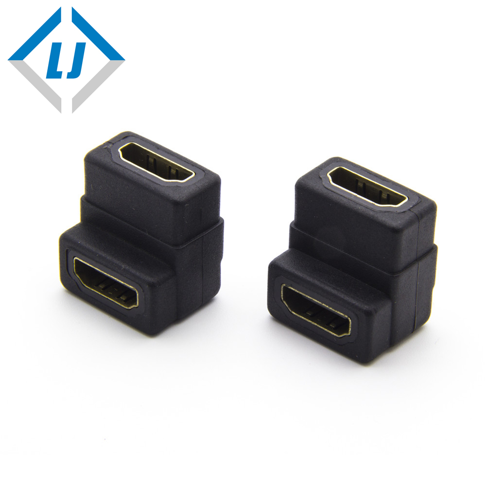 full 1080P 24k Gold hdmi female to hdmi female 4k
