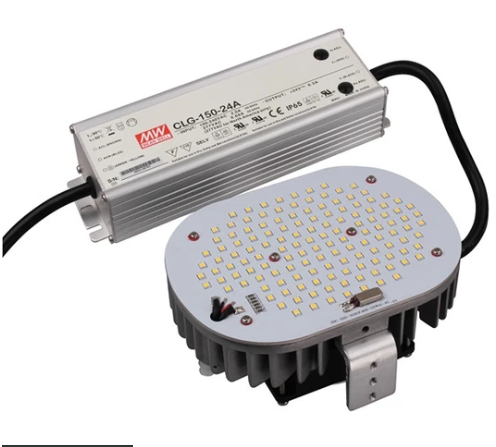 High Lumen Hps Mh Lamps Replacement Shoebox Canopy Fixture Led Retrofit Kit E39 Base 80W 120W 150W 300W Stock in US