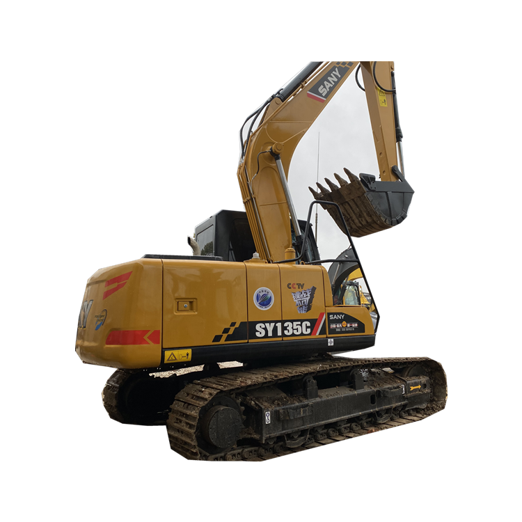 Продажа Экскаватора высокого качества, сделанного в Китае SANY SY135C, 13 тонн гусеничный гидравлический б/у экскаватор