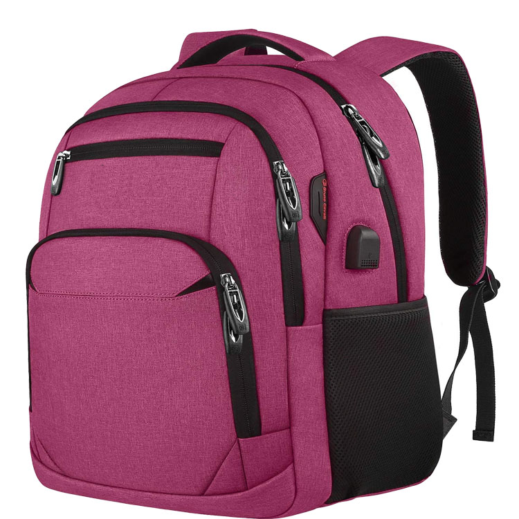 Hot sell Business Travel Anti Theft Durable Laptops Backpack with USB Charging Port