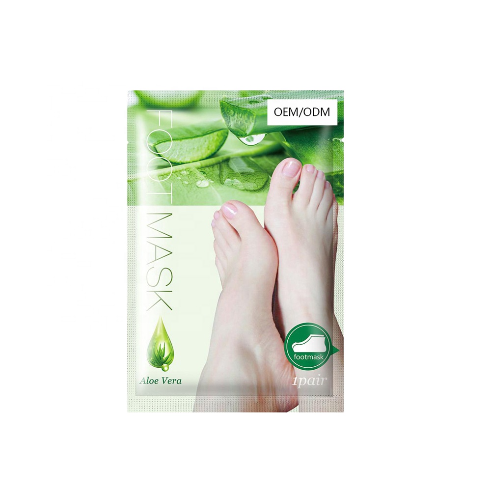 Custom Foot SPA Care Aloe Vera Moisturizing Exfoliating Peeling Foot Mask