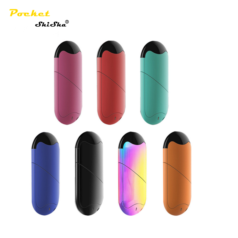 Pocket shisha зеленый, красный, коричневый, оранжевый, радуга, черный, синий Perkey Lov трансформируемый Pod System Kit