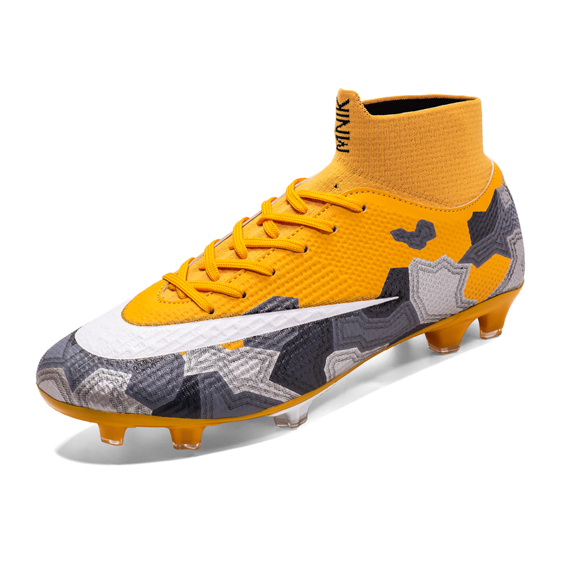 Custom Running Sport Training Gym Exercise High Neck Indoor Men Soccer Shoes