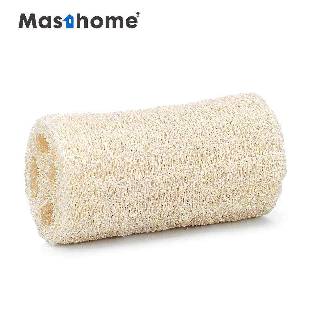 Экологически чистая губка для кухни Masthome из натуральной люфы на заказ, Органическая длинная губка для ванной, губка для душа luffa, круглая губка для мыла из люфы