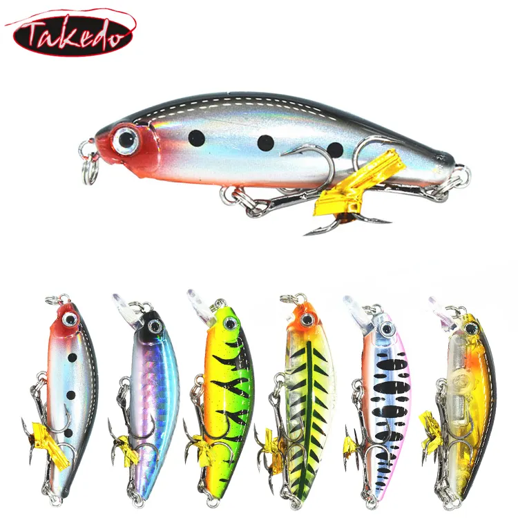 TAKEDO bass lure spanish mackerel lure wholesale wobblers Jerkbait LB50 50mm 6.5g Sinking Minnow Fishing lures