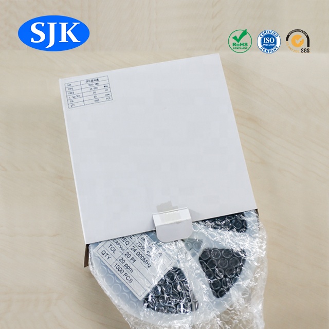 SJK SMD 7050 кварцевый кристалл-серия 6F 5 * 7SMD 12,000 MHz 4pin seam16pF30ppm