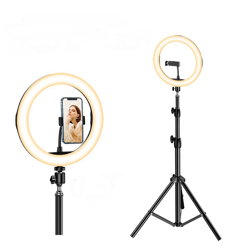 Tik tok10 Inch Led Ring Light Dimmable Ringlight 3200k-5600k Photography Makeup Ring Light Lamp
