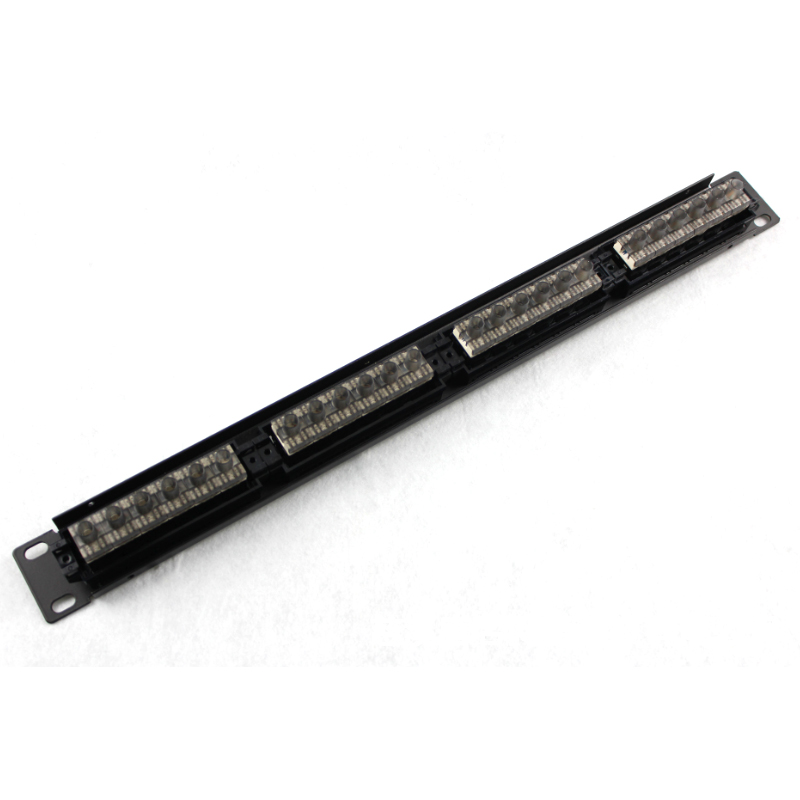 Сетевая патч-панель UTP RJ45 Cat6 24 порта, совместимая с кабельным соединением Cat6 1U для commscope