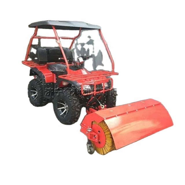 13HP 1500cc gasoline engine UTV ceiling one button lifting snow brush Small snow removal car