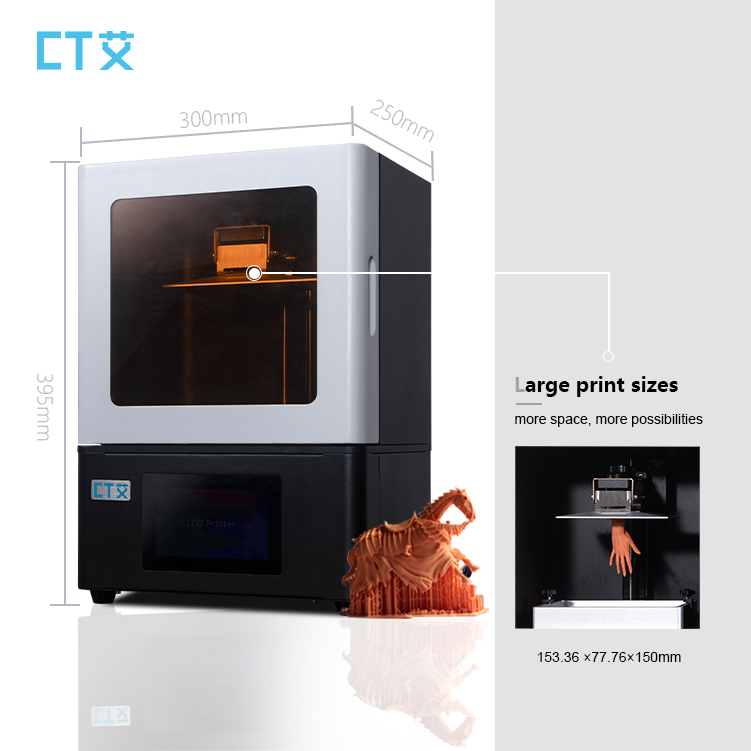 Fast shaping High Precision 3D printer Professional for Printing Machine Casting Jewelry
