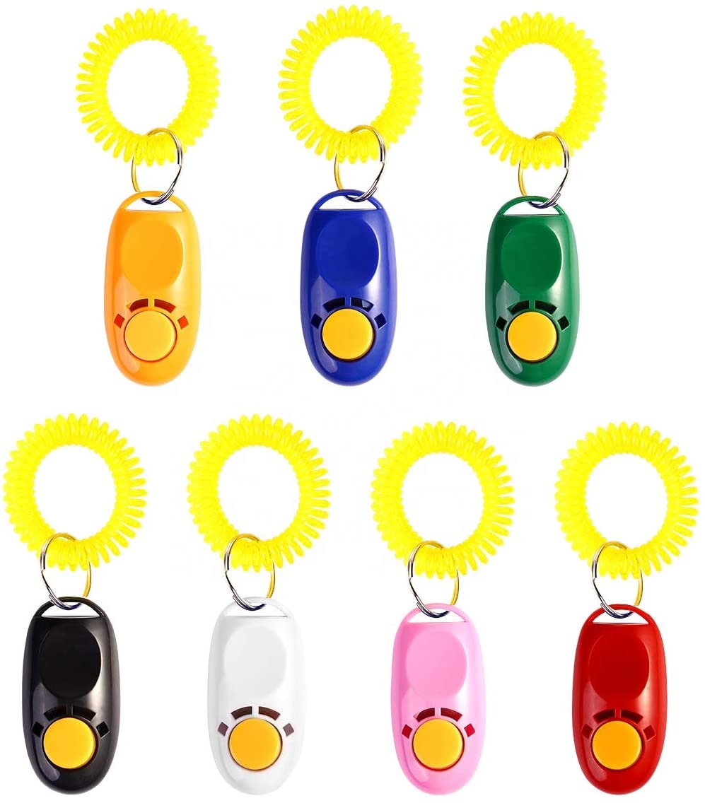 Dog Clicker Toys Pet Tranining Clicker Obedience Dog Cat Training Trainer
