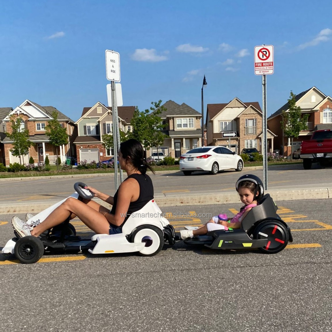 WLSMARTECH 2023 Новое поступление Оптовая заводская цена прицеп Pro подходит для N inebot Go Kart Сделано в Китае