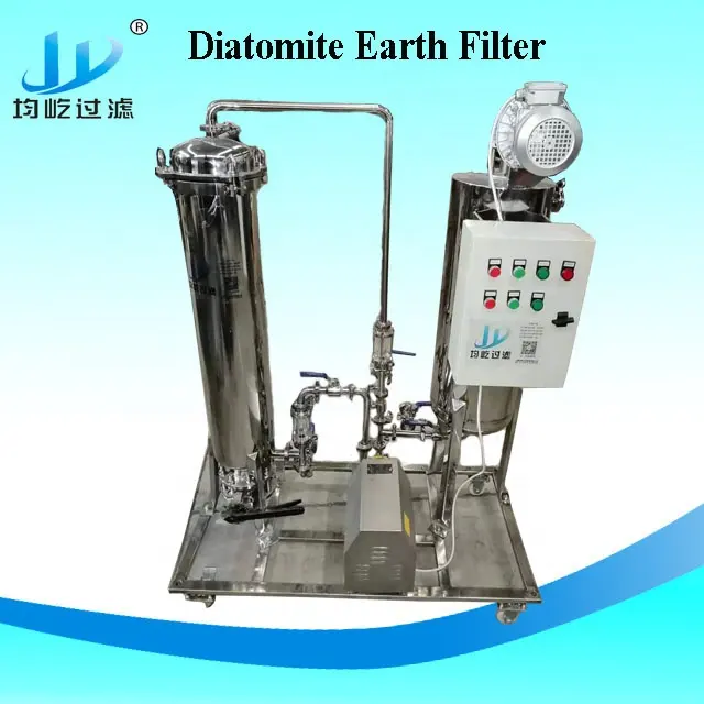 Small Horizontal Diatomaceous Earth Filter Unit