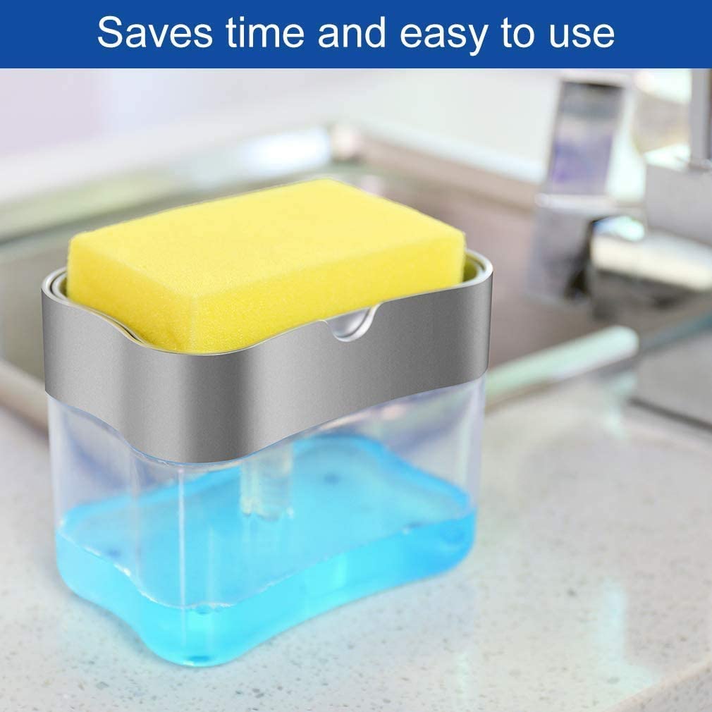 kitchen sink soap dispens spong holder soap dispense soap pump dispenser