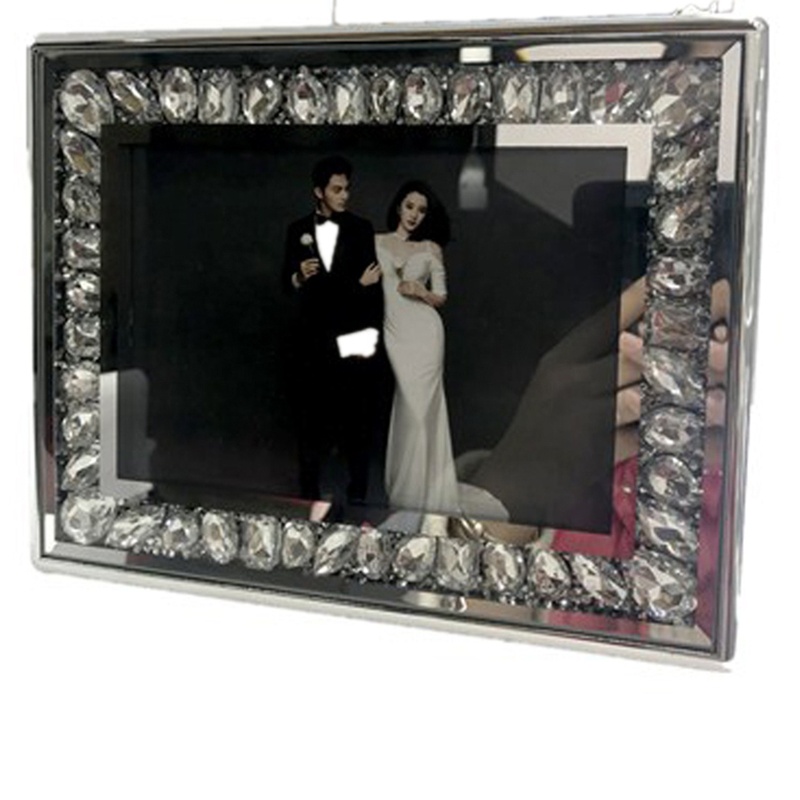 Business Studio rhinestone photo frame modern simple and light luxury photo frame7Inch10Photo decoration-inch creative Crystal