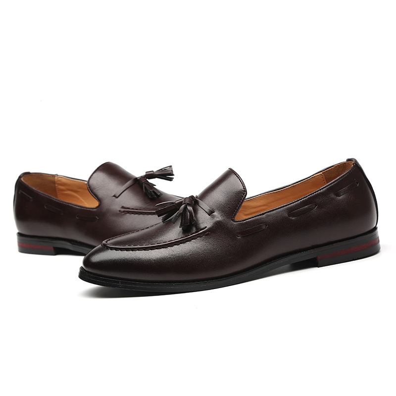 Original Factory casual office leather shoes for men business British loafer shoes size 47 48