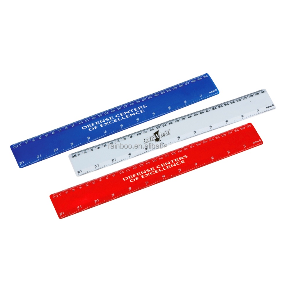 promotional 6 Inch/12 inch 30cm plastic ruler for school