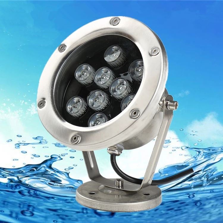 Landscape exterior waterproof spa pool RGB underwater lamp IP68 DMX led rgbw fountain light 48W 60W 48Watts