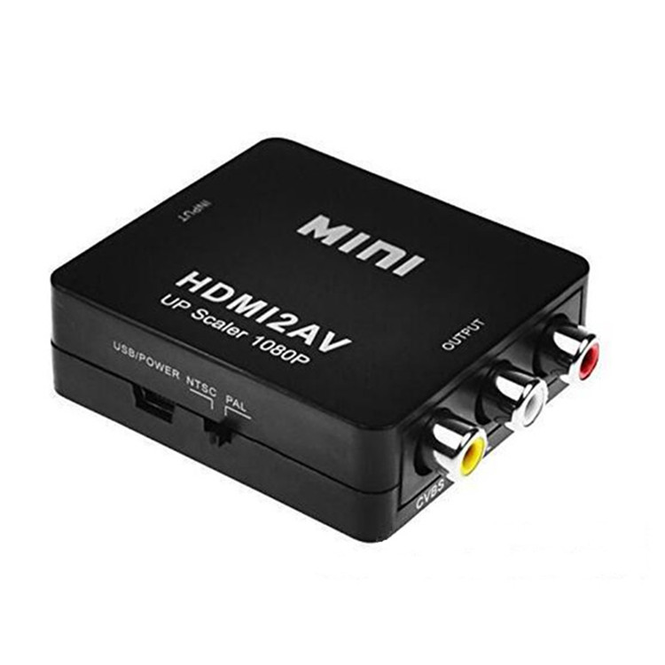 Высокое качество Мини Размер 1080p HD2AV HD в AV HD в RCA видео аудио конвертер