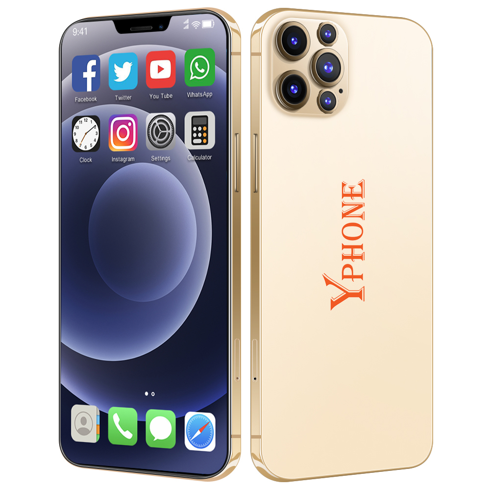 MTK6580 Quad Core Goophone 11 12 Pro Max мобильный телефон 1 Гб оперативной памяти + 4 Гб ROM мобильный телефон оптовые смарт-телефон с функцией отпечатка пальца ID лица