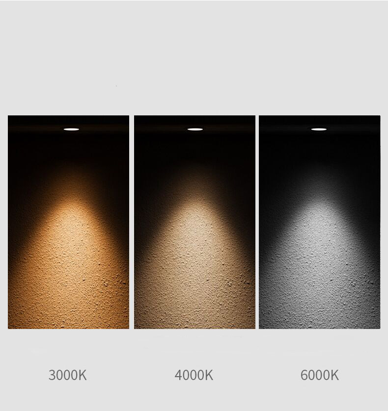 Commercial indoor projector square adjustable dimmable mini recessed cob ceiling led profile spotlight