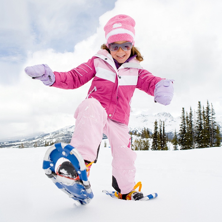 Professional Aluminum Winter Adventure Ski Snow Walking Playing Hiking Crampon Snowshoes For Kids