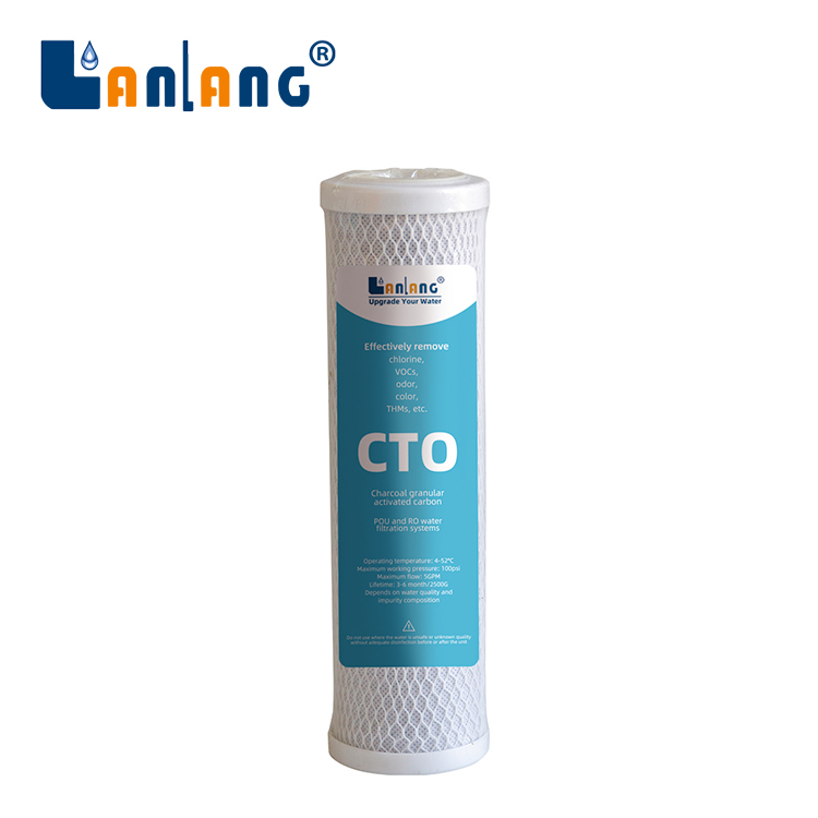 Lanlang high quality 10" 20'' Carbon Block Water Filter Cartridge