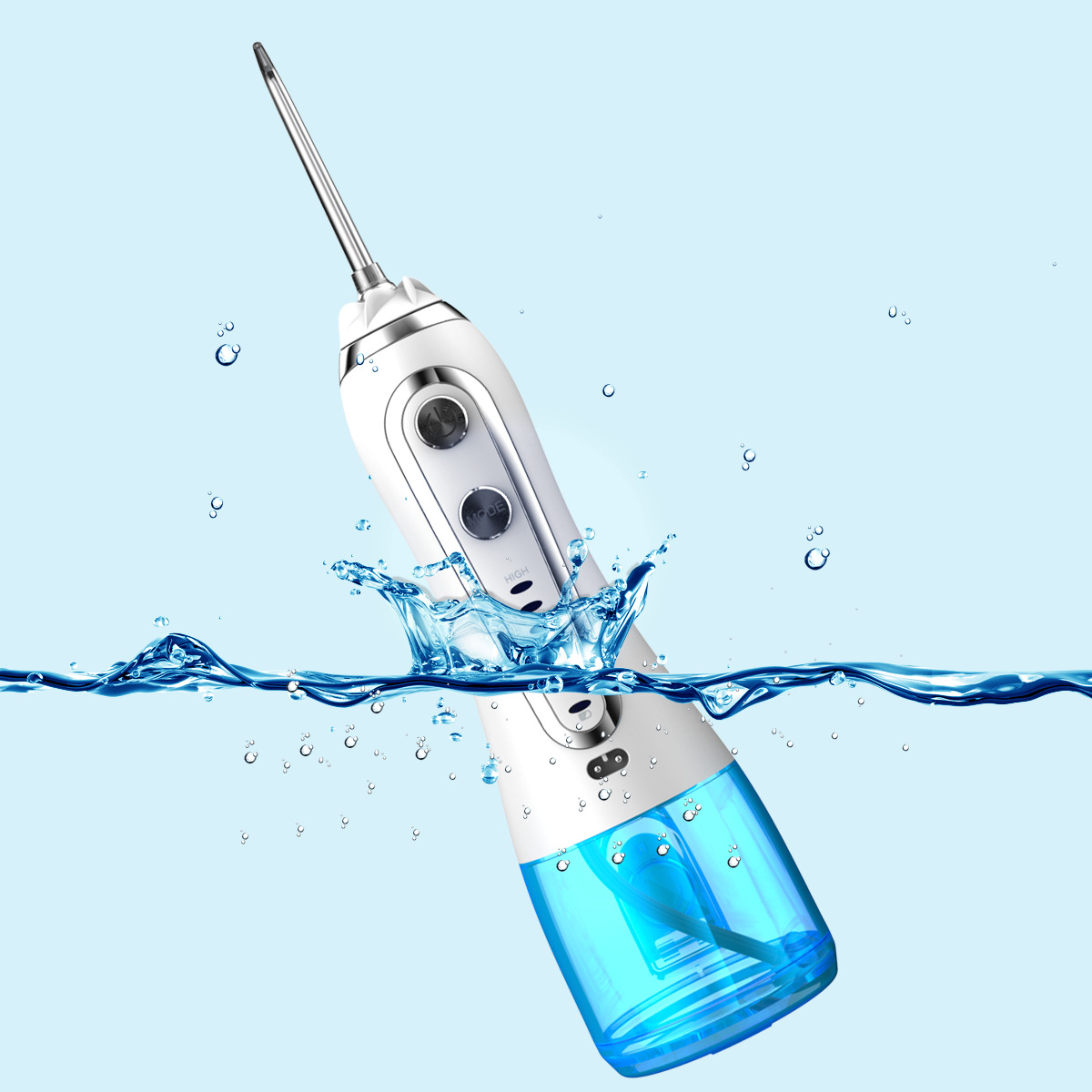 2021 Amazon Hot Seller 7 In 1Multifunctional Rechargeable Teeth Cleaning Water Flosser Dental Cordless Portable Water Flosser