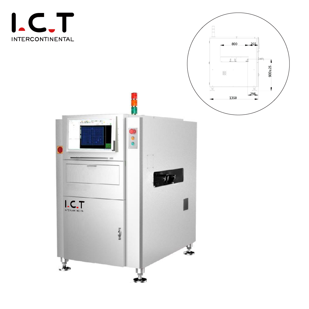 ICT841 SMT Off Line оптическая осмотр основы Magic Xray дешево, высокое качество 3D автоматический PCB AOI машина Китай завод