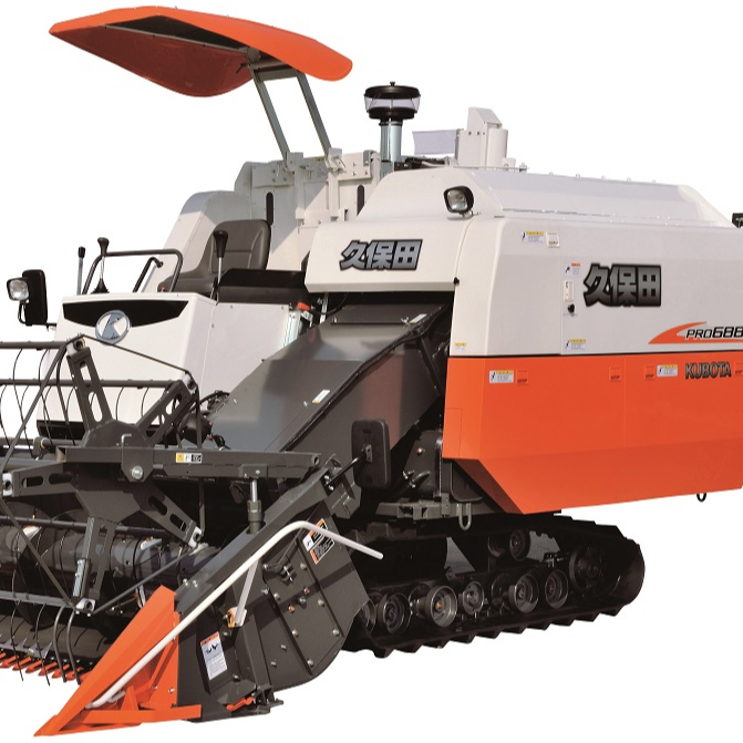 Б/у вторая рука Kubota 4LZ-2.5(PRO688Q) модель полная подача стиль сбора бак и большой Танк рисовая пшеница комбайн