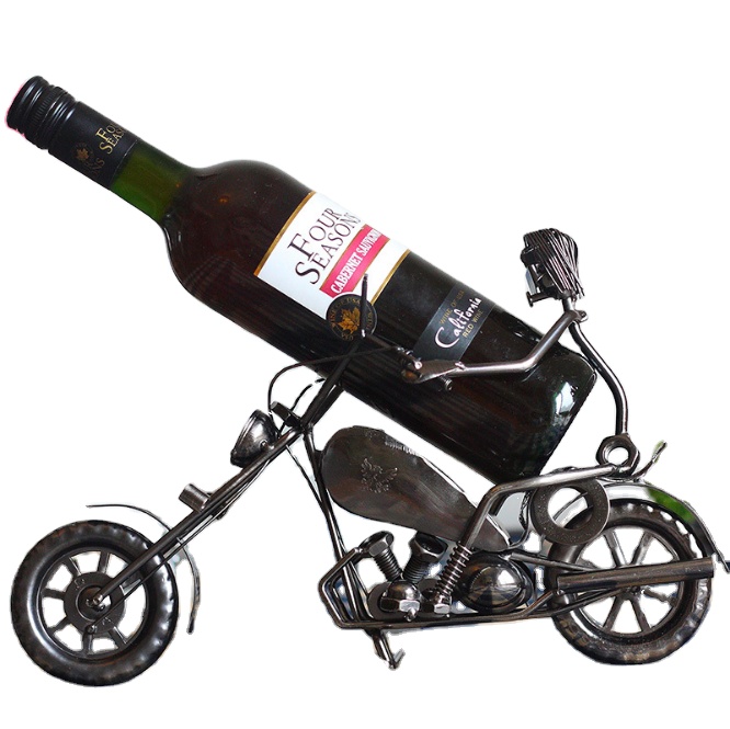 Iron creative beach car model red wine rack, bar and restaurant furniture fashion accessories