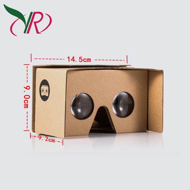 Пользовательский полноцветный Печатный картон Vr 3d очки гарнитура картон V2 Oem индивидуальный логотип