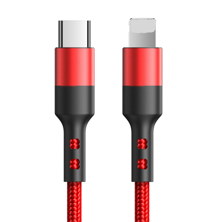 20 Вт PD зарядное устройство, нейлоновый кабель типа C, USB шнур для Iphone 12 серии, кабель для зарядки Iphone