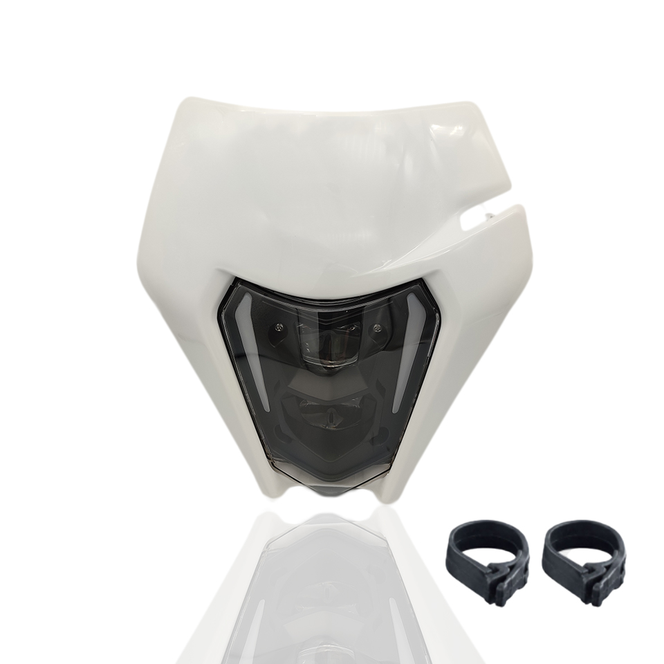 Для KTM SX EXC XCF SXF 250 300 FE Husqvarna TE FC 2014 -2021 SMR-C yhmoto 2021 мотоциклетная маска Emark высокого светодиодные лампы ближнего и дальнего света фар