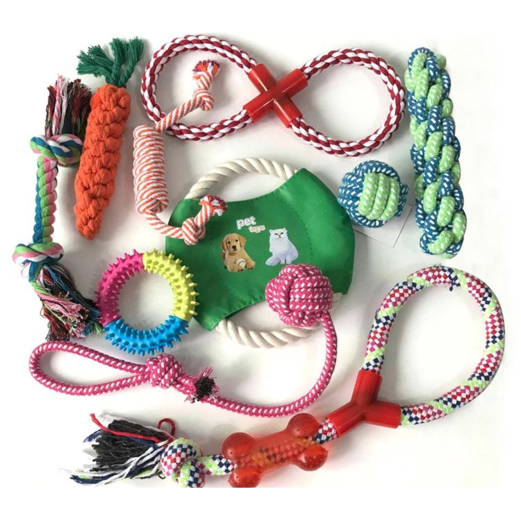 Amazon top seller Factory wholesale pet supplies set chew toy for dogs dog toy pet dog rope toy