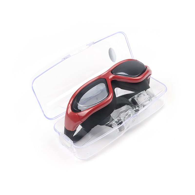 The New Large Frame Plating Swim Glasses Professional Advanced Swimming Goggles