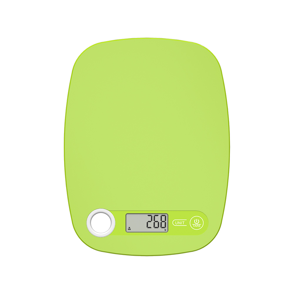New LCD Plastic Kitchen Electronic Scale Thin And Light Niche